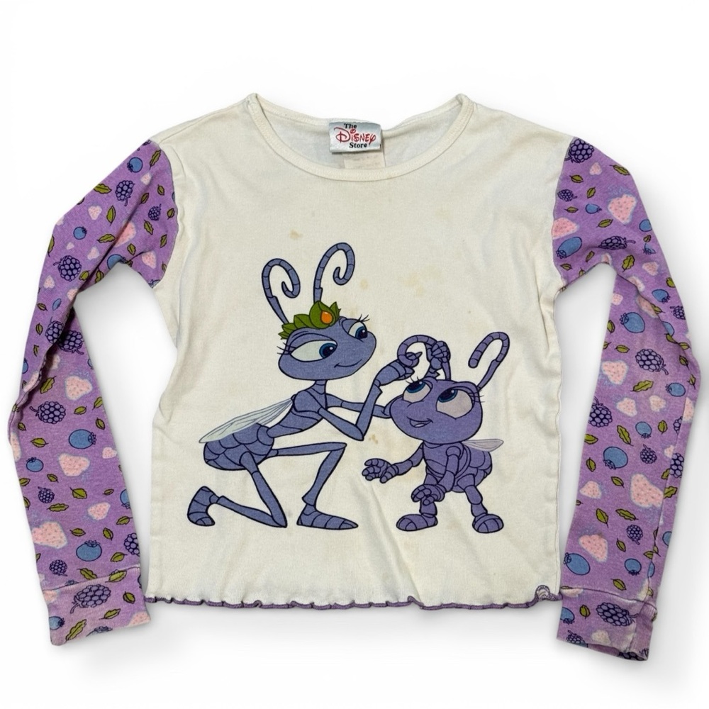 Vintage Disney It’s A Bugs Life girls top atta dot shirt